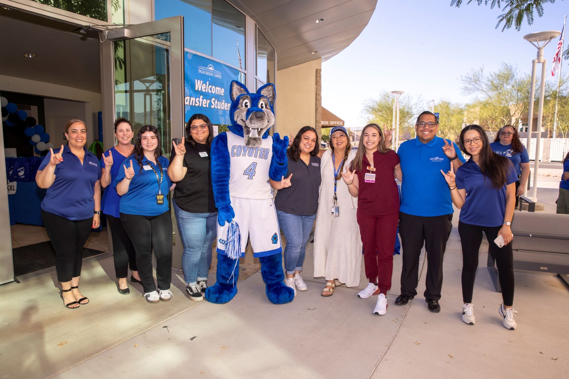 PDC staff on campus