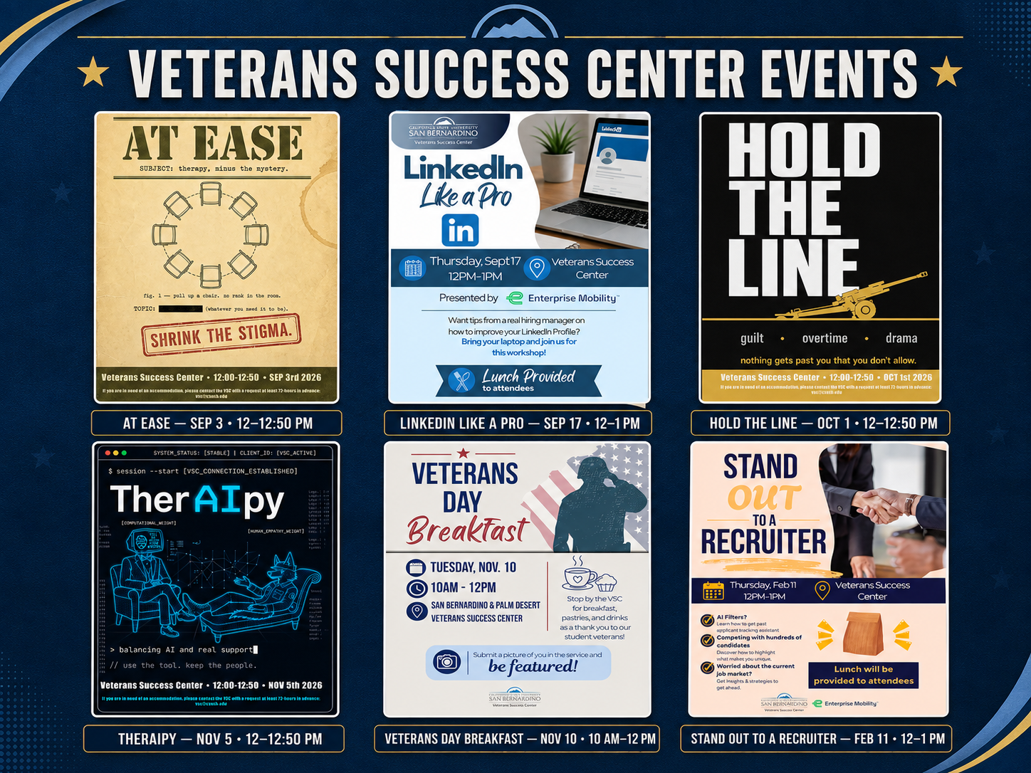 Veterans Success Center Events