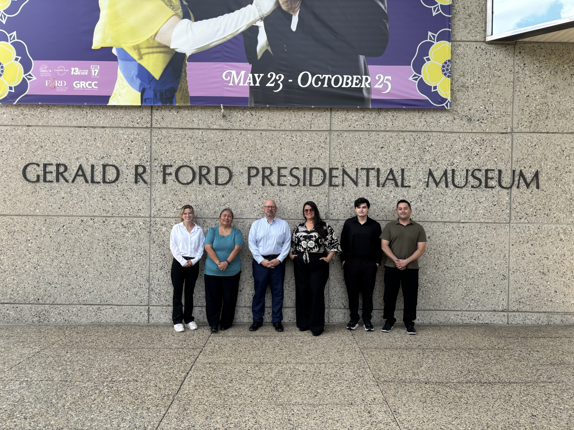Ford Fellows from CSUSB at the Gerald R. Ford Presidential Museum