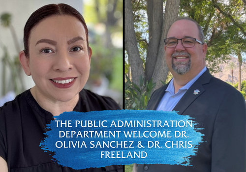 PA Department Welcome Olivia & Chris