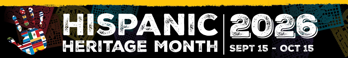 2026 Hispanic Heritage Month web banner graphic