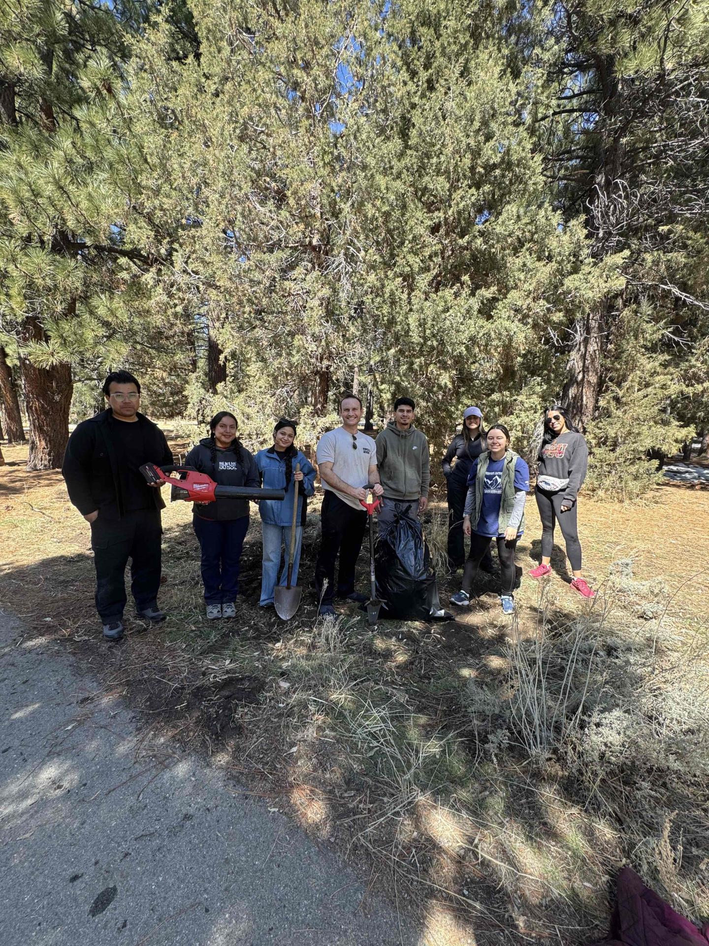 group hotoe removing trash