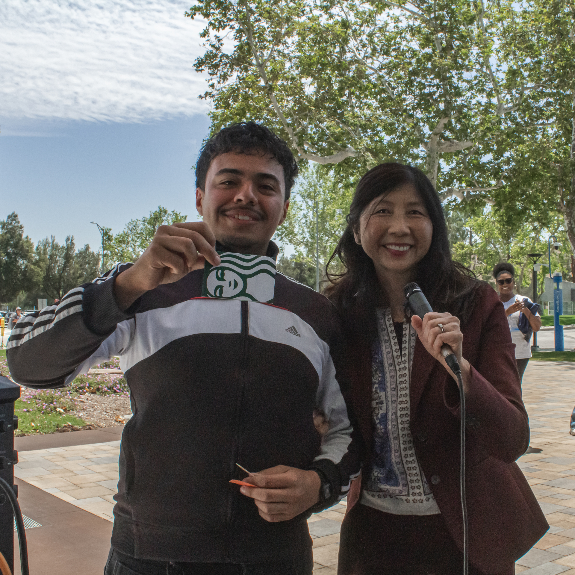 Dean Chuang and Student winner!    