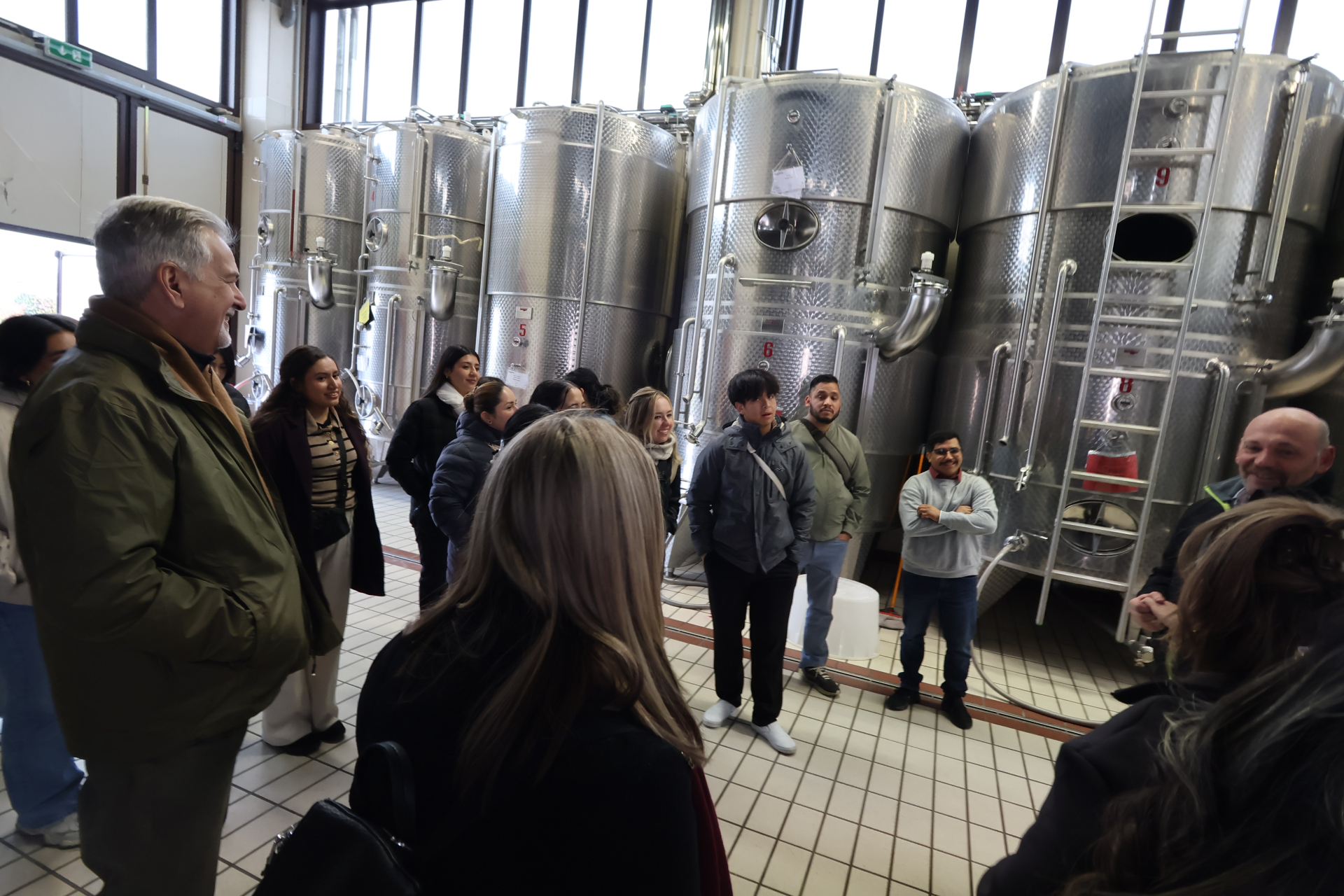 CSUSB Palm Desert Campus hospitality management students in Italy