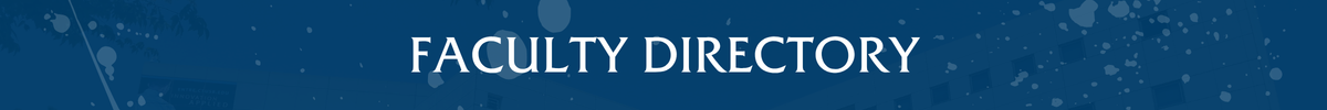 Faculty Directory