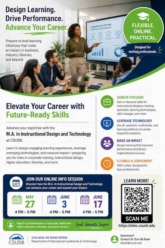 IDT Program Info Session Flyer