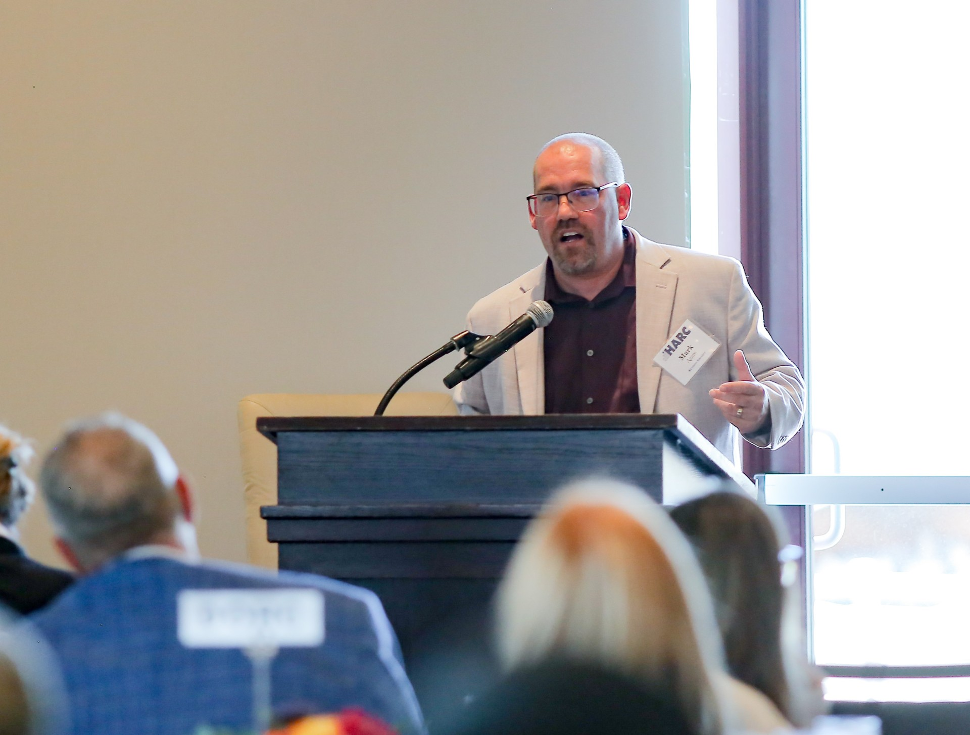 Dr. Mark Agars speaking