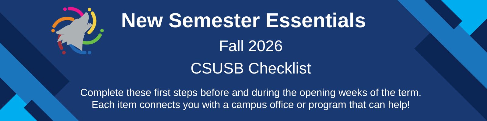 New Semester Essentials Fall 2026 Checklist