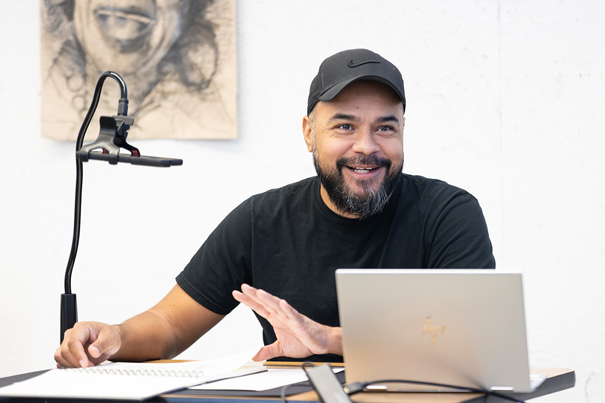 CSUSB alumnus and lecturer Luis Rodriguez