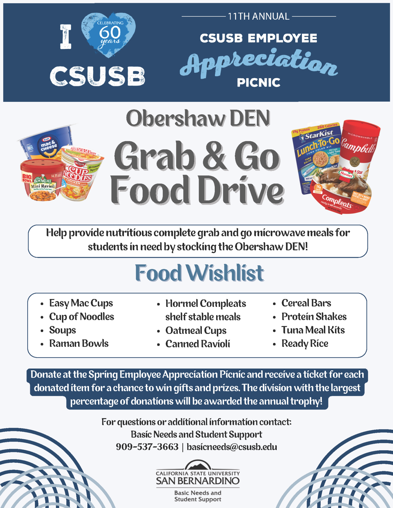 Obershaw Den Grab & Go Food Drive