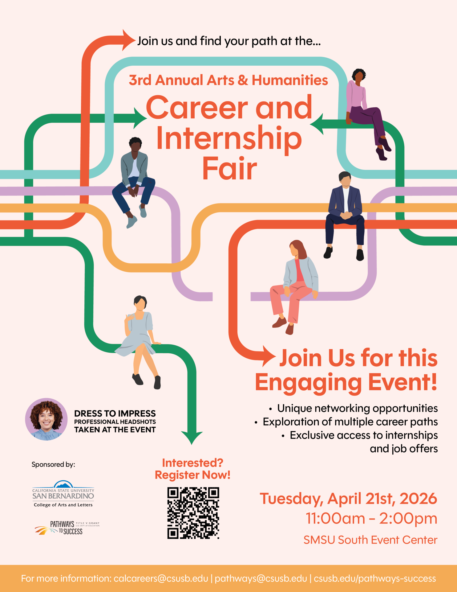 Spring 2026 Career and Internship Fair Poster