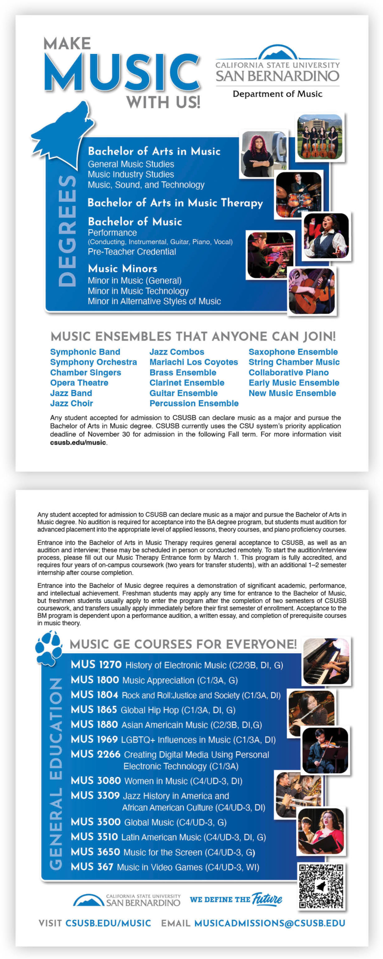 Make Music With Us Flyer