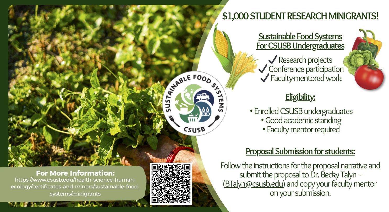 Student minigrants opportunity