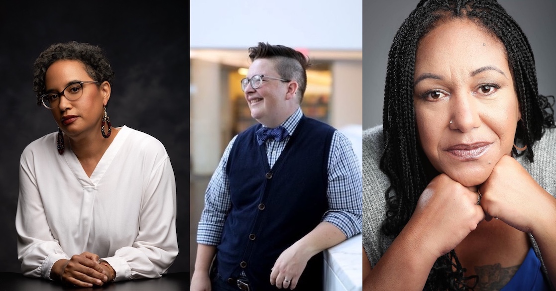 Shannon Gibney, Dr. Myrl Beam, and Cat Brooks