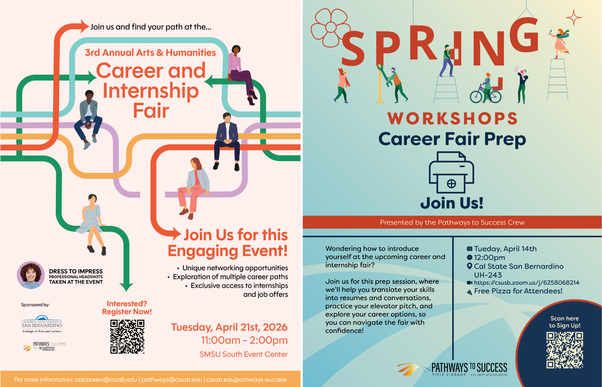 Career Fair Poster & prep session