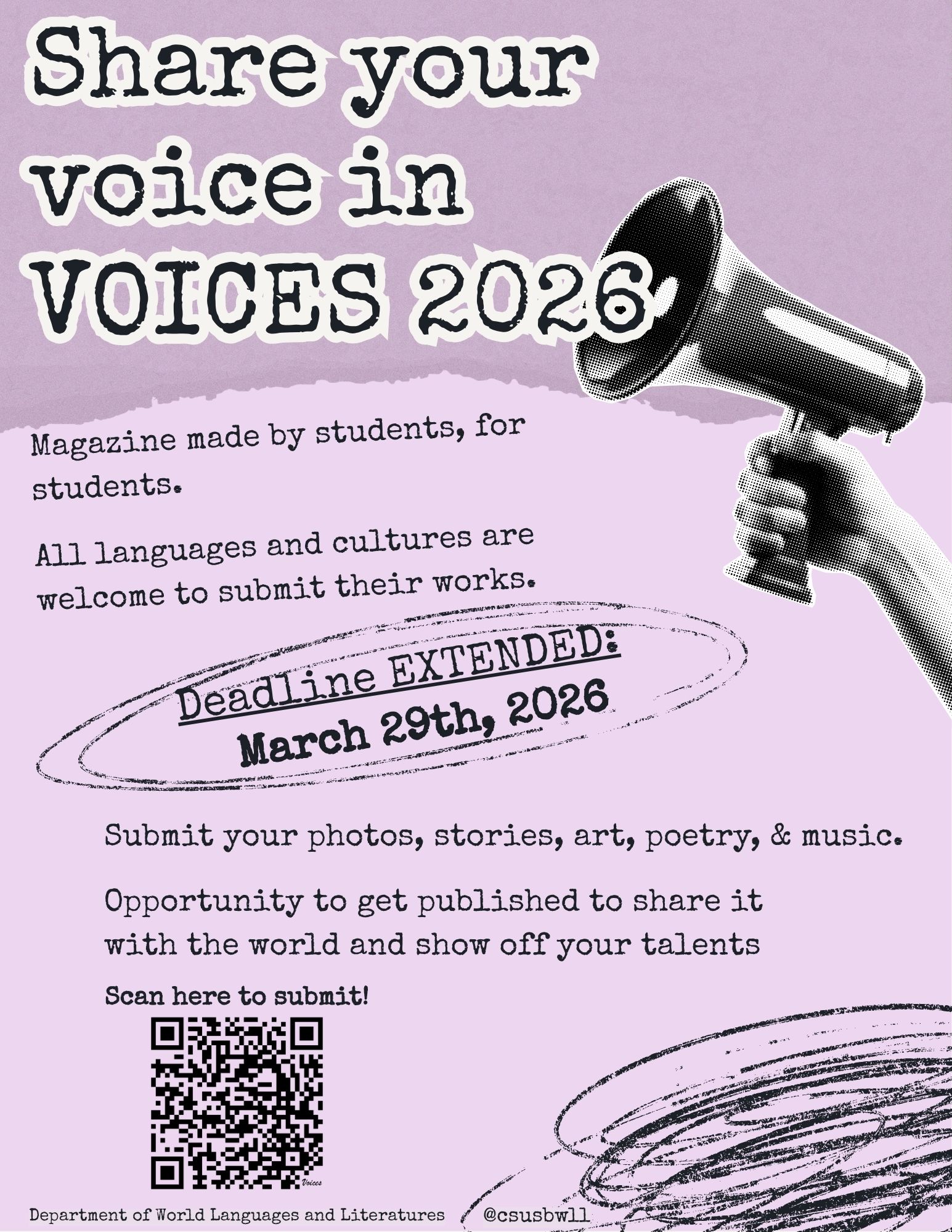 Voices 2026 Updated Flyer