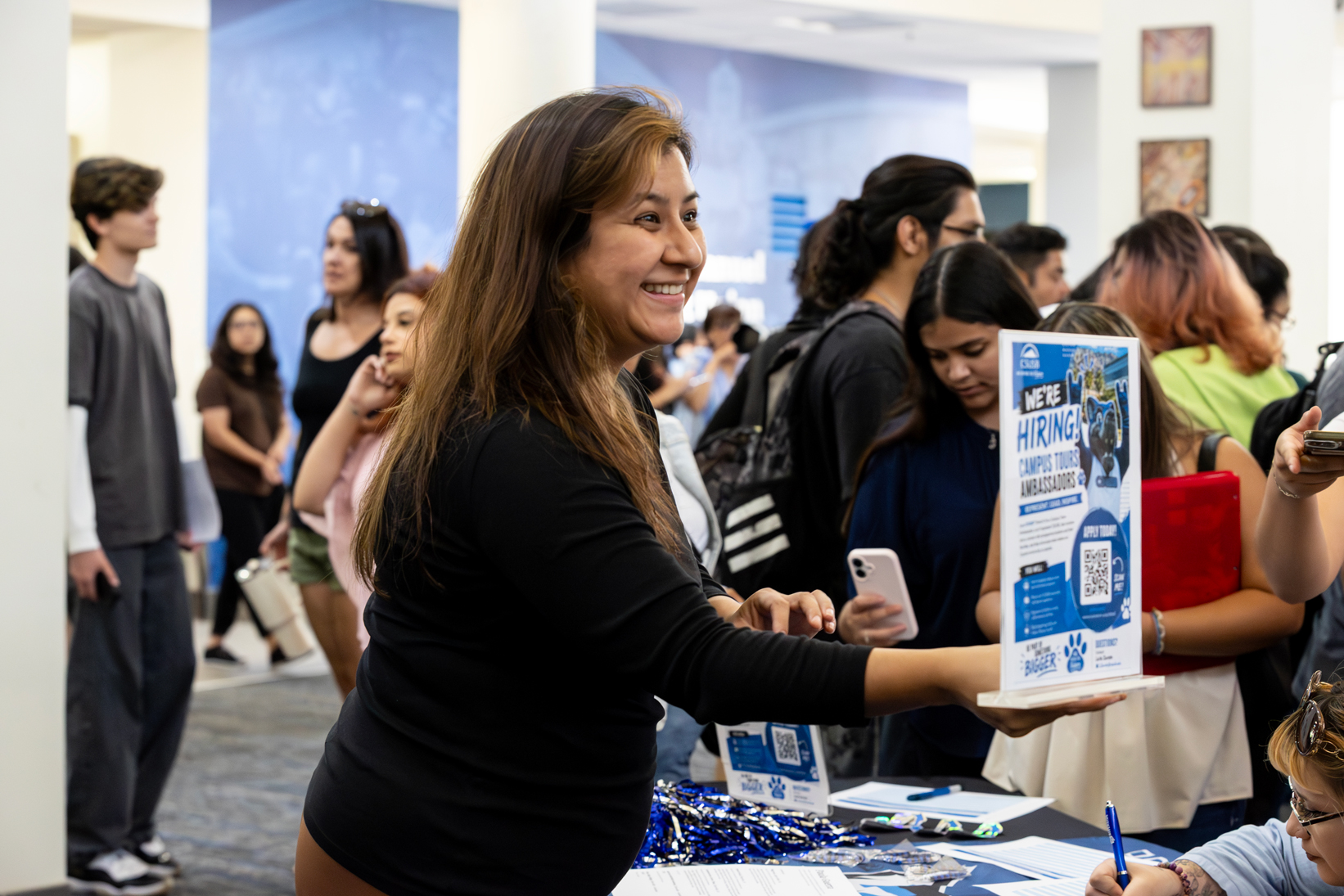 At Hire a Coyote, students learned about available jobs, hiring timelines and applications processes.