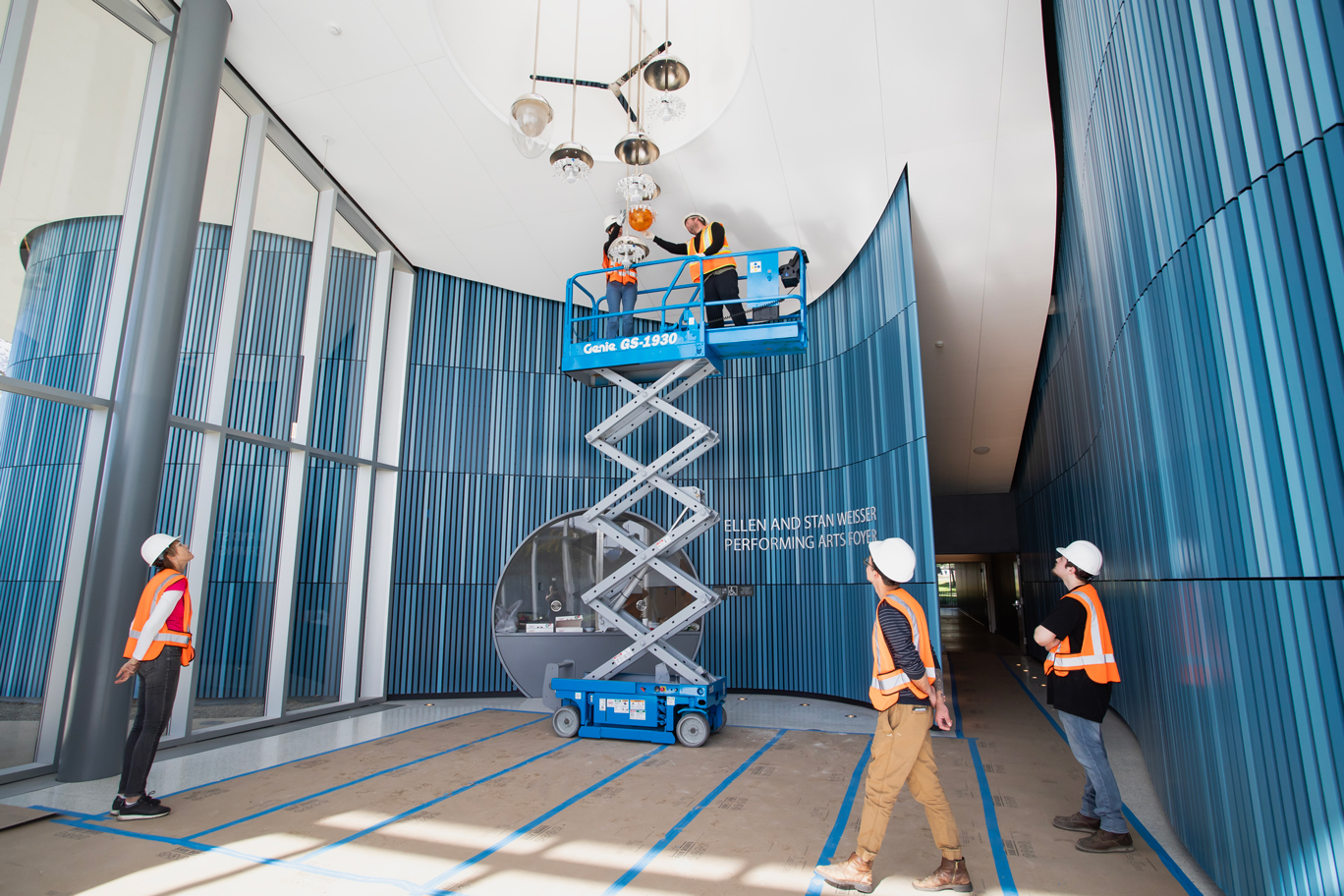 Chandelier Installation