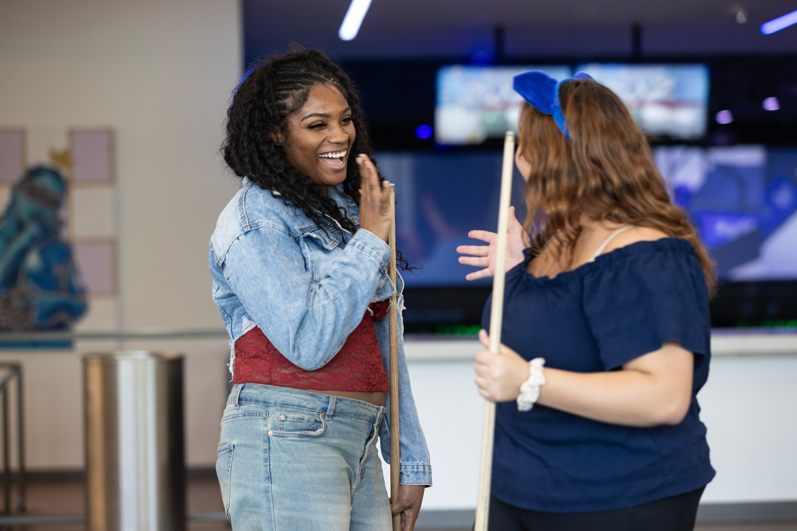 At the mixers, new students begin turning some of those new introductions into friendships.