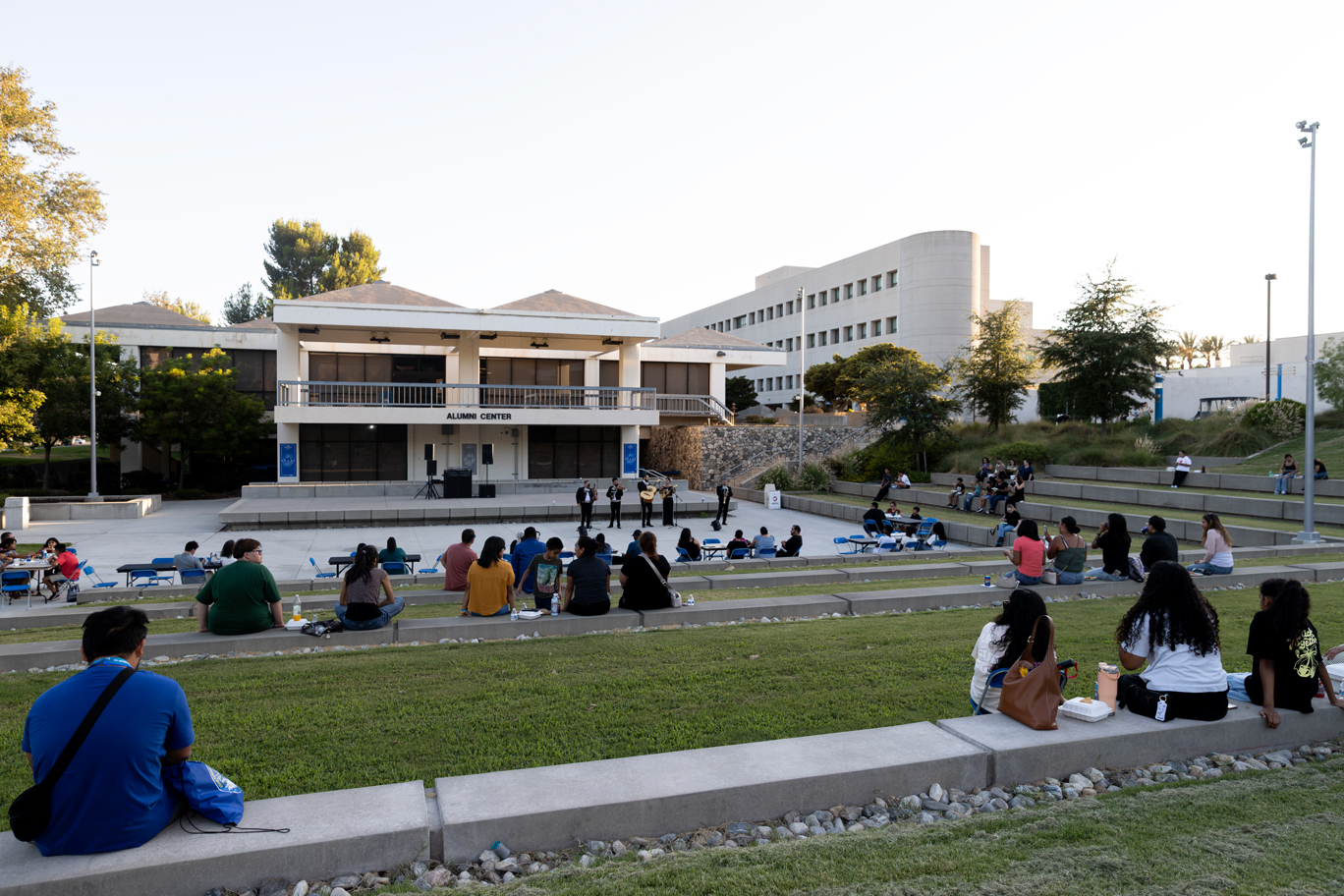 During Family Fest, incoming students and their families enjoyed live music.