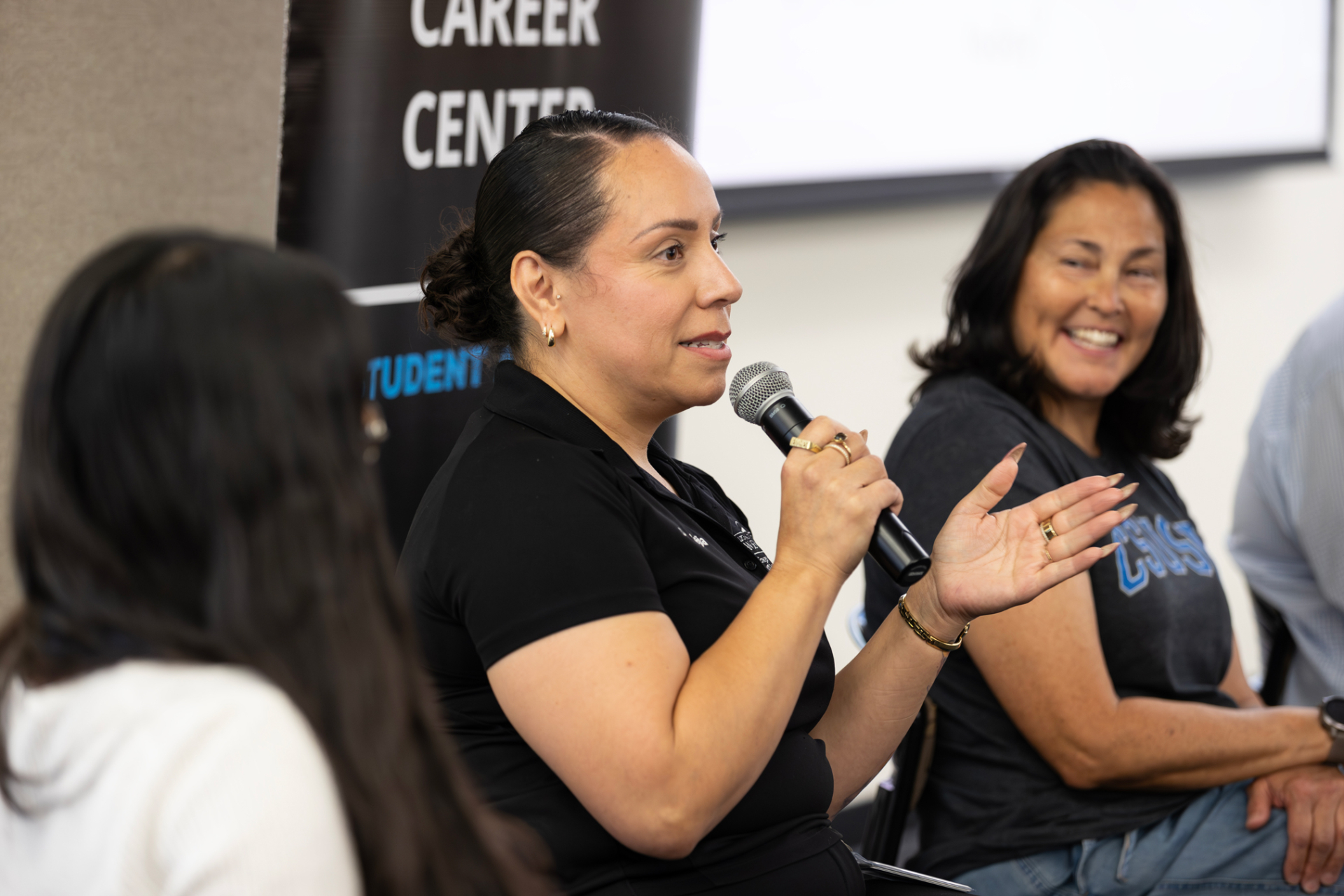 During the one of the workshops, alumni shared how their college experiences helped launch their careers, offering advice and encouragement to students beginning their own academic journeys.