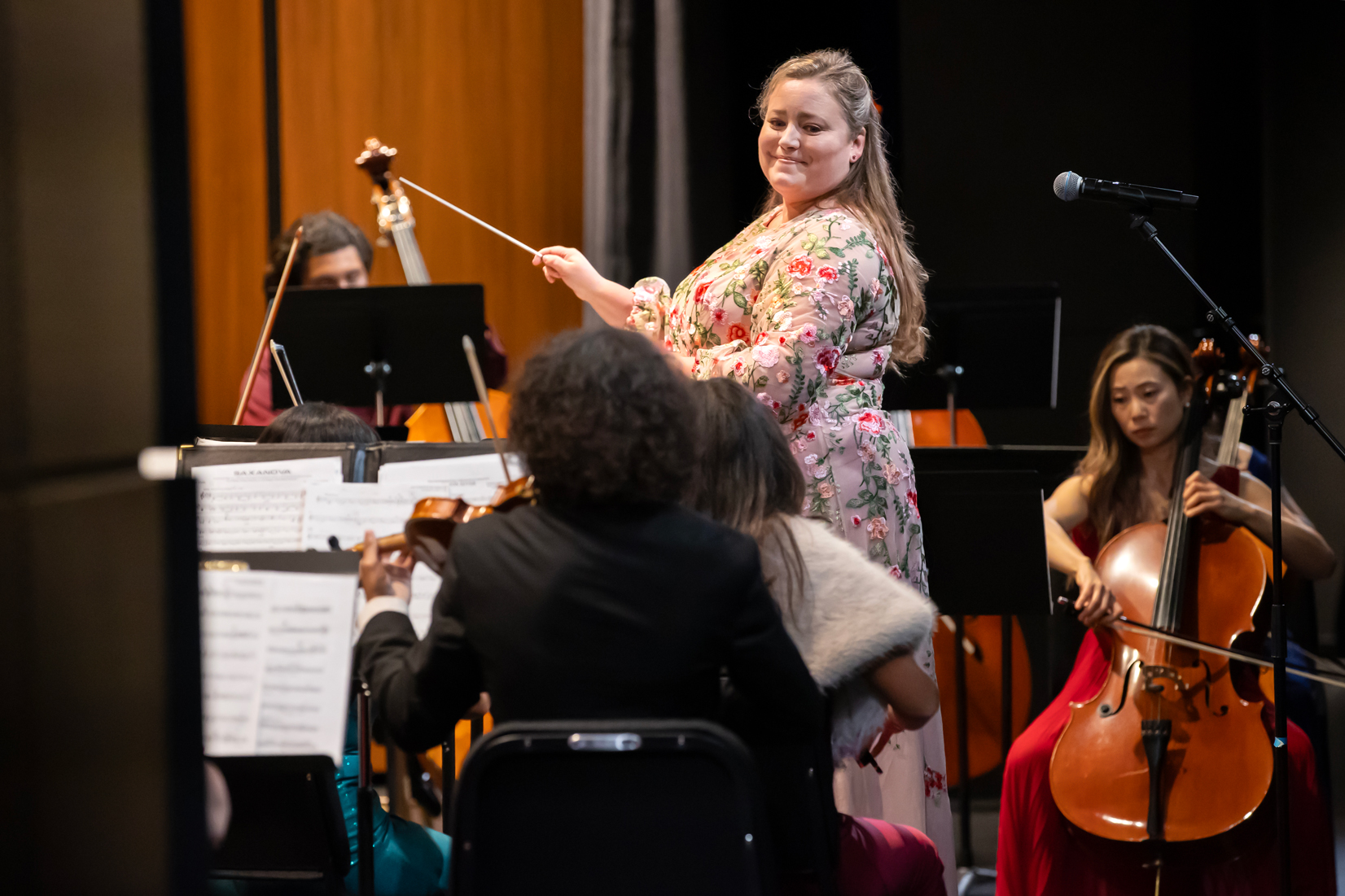 For Lucy Lewis, CSUSB’s director of orchestral studies, the concert represented the culmination of weeks of rehearsals.