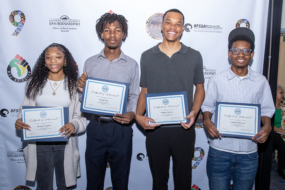 Proceeds from the Pioneer Breakfast support student scholarships and the annual Black Graduation recognition ceremony, with 11 scholarships awarded to 15 CSUSB students this year.