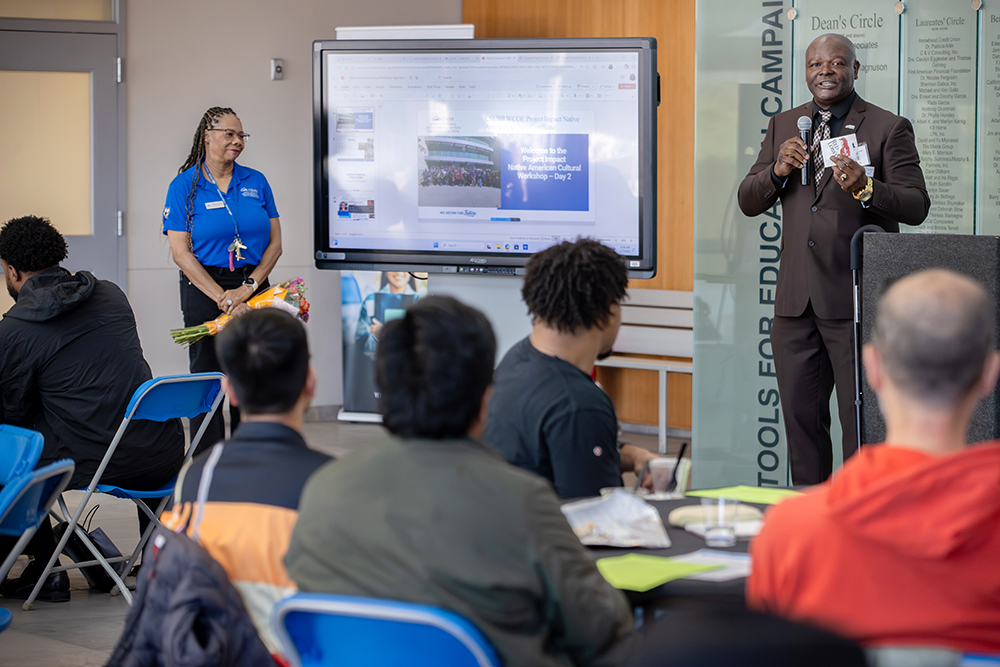 At the seminar, participants explored topics that included traditional ecology, environmental science and tribal creation stories.