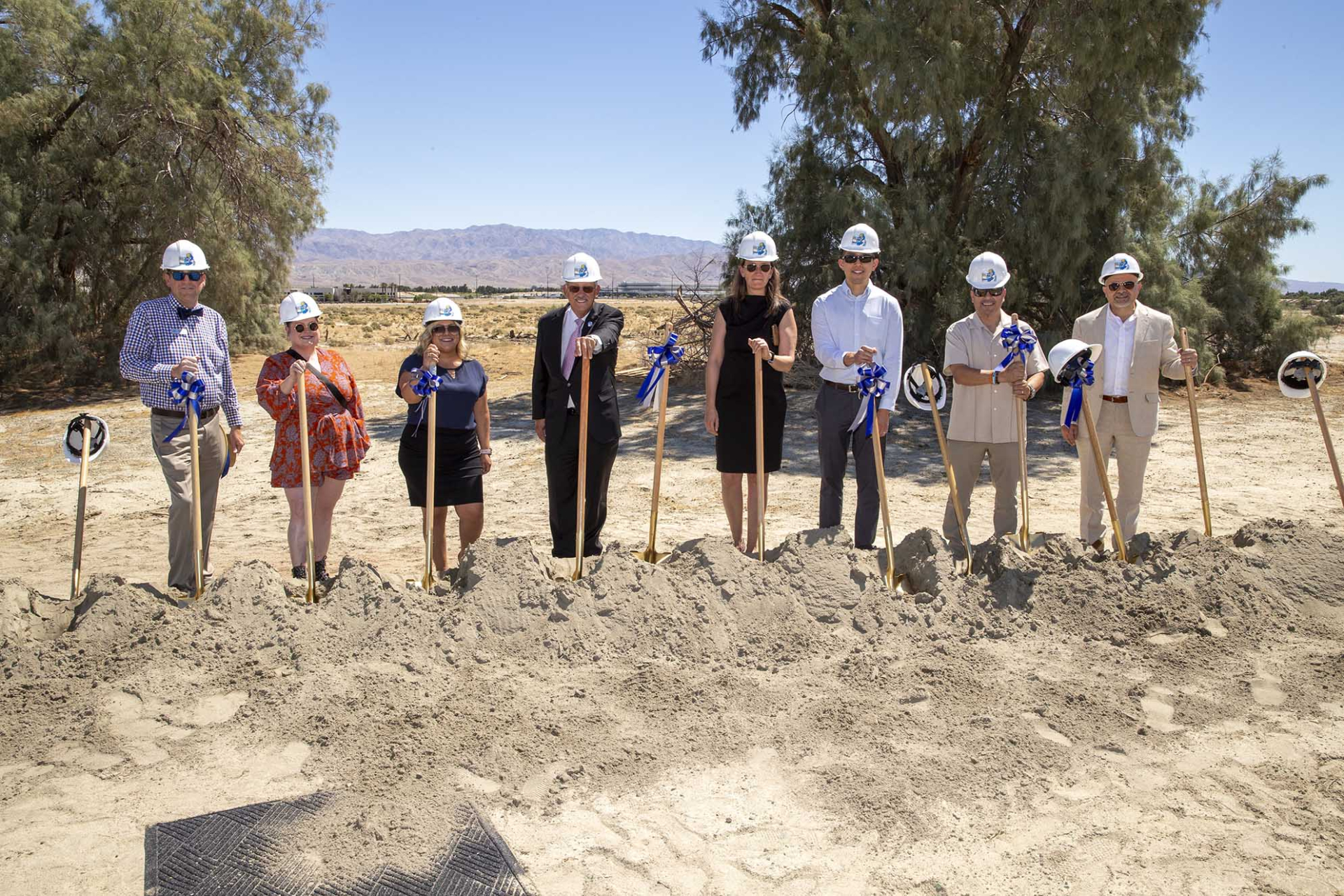Ground is officially broken for the new Student Success Center at the Palm Desert Campus. 