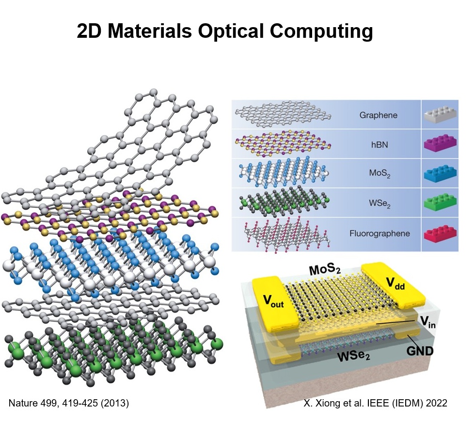 2D Materials Optical Computing