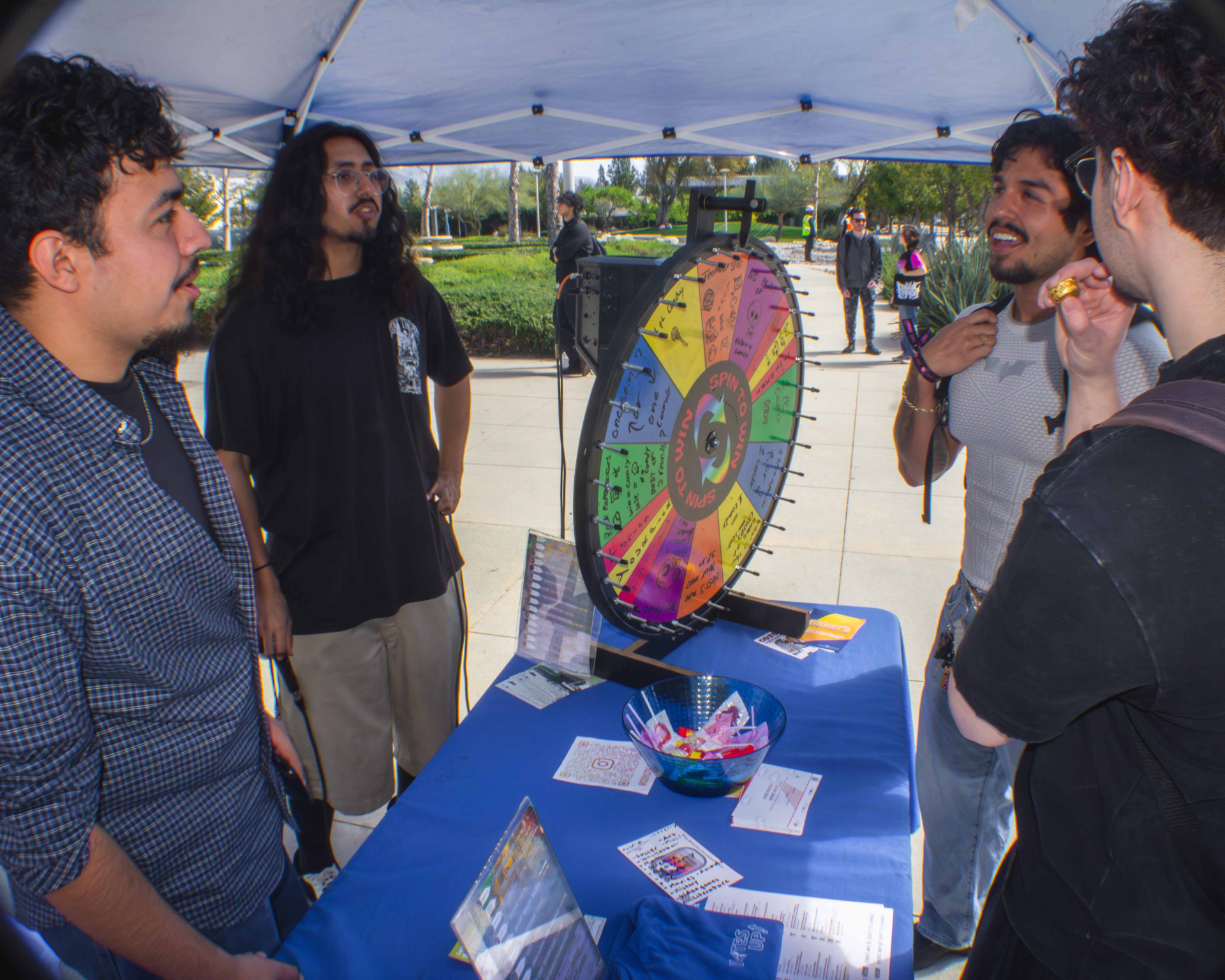 radio students talking to students