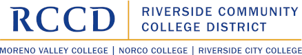 RCCD Riverside Community College District