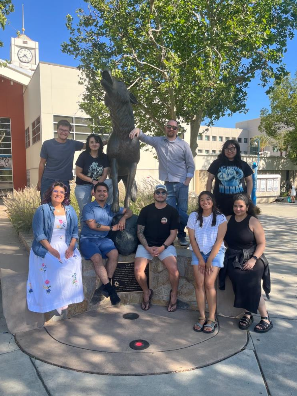 Editorial Staff: back row, left to right: Sviatoslav Kozlov, Stefanie Hernandez, Hayden Cross, Marlet Felix; front row, left to right, Rochelle Rojales, Daniel Gutierrez, Samuel Griffin, Joanna Gonzalez, Margaret Phillips. Missing from photo, Gustavo Alonso, Brandon Kaufmann, Gabriel Buenfil, Brian Guerrero.