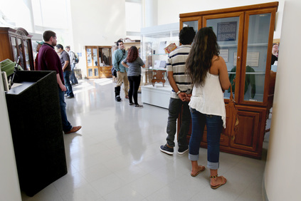 Anthropology museum goers