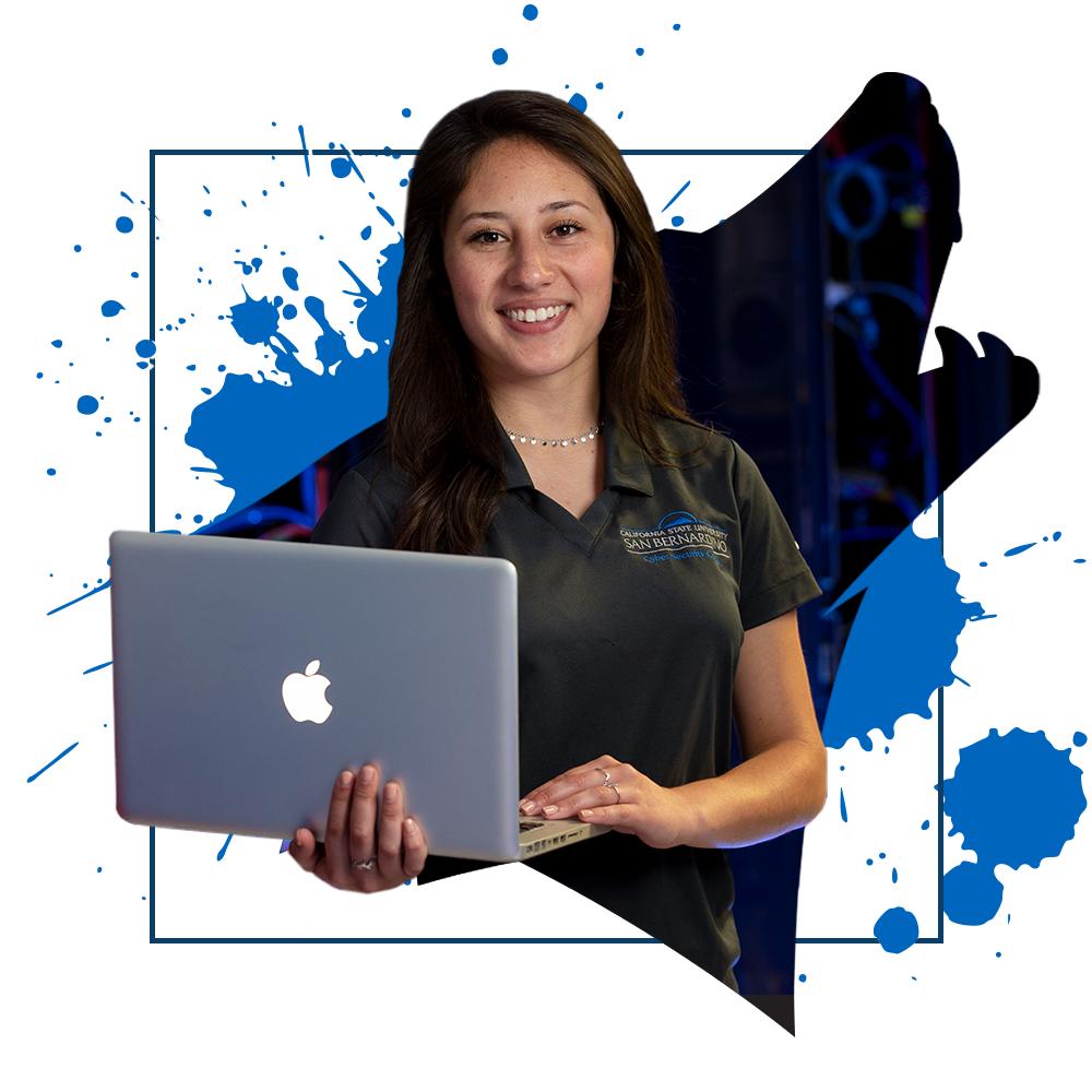 CSUSB Cybersecurity student