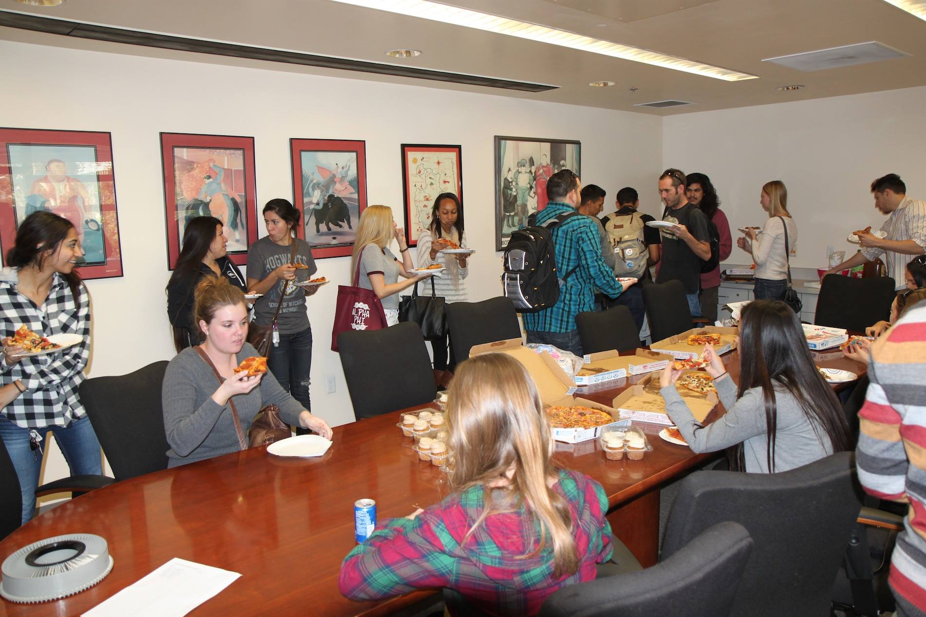 A different pizza party
