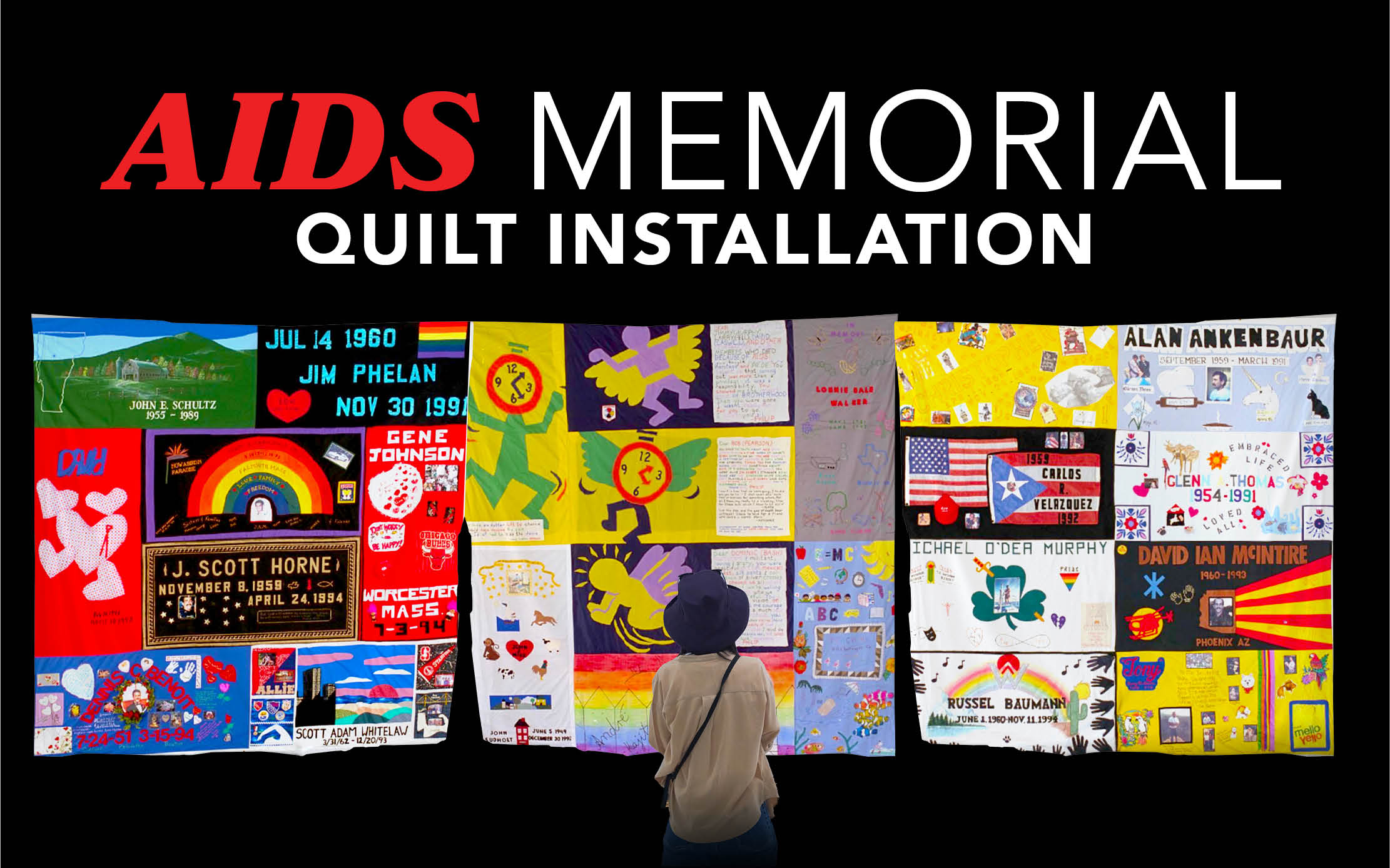 AIDS Memorial Quilt Installation