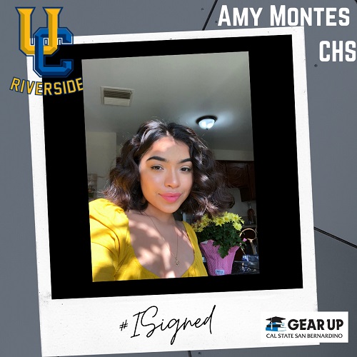Amy Montes - CHS - UCR