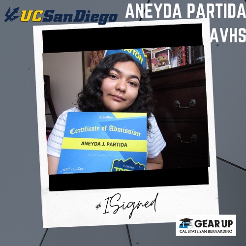 Aneyda Partida - AVHS - UCSD