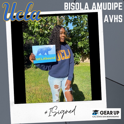 Bisola Amudipe - AVHS - UCLA