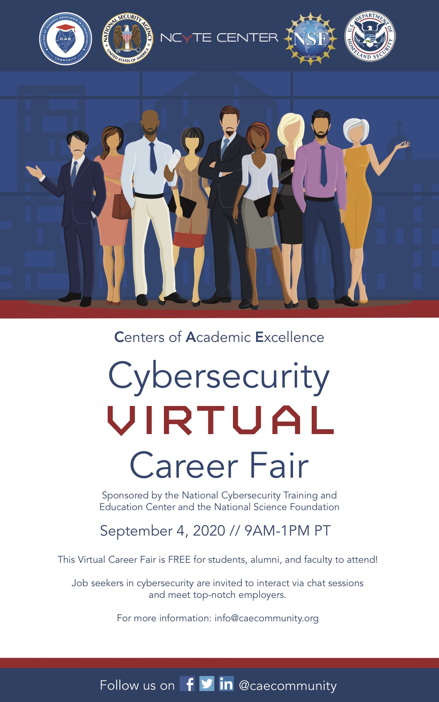 CAE Virtual Career Fair Flyer