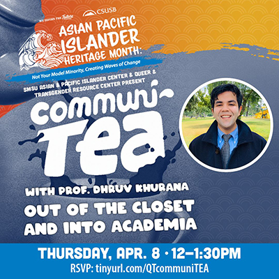 Commni-tea with Professor Dhruv Khurana