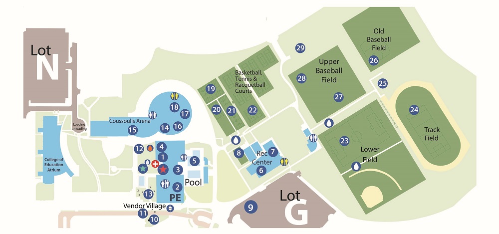 2018 Official DSF Event Map