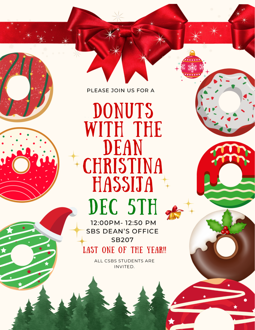 Donuts with the Dean Flyer