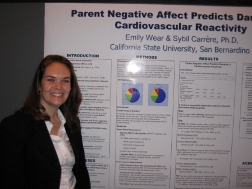 Emily at award wiinning poster