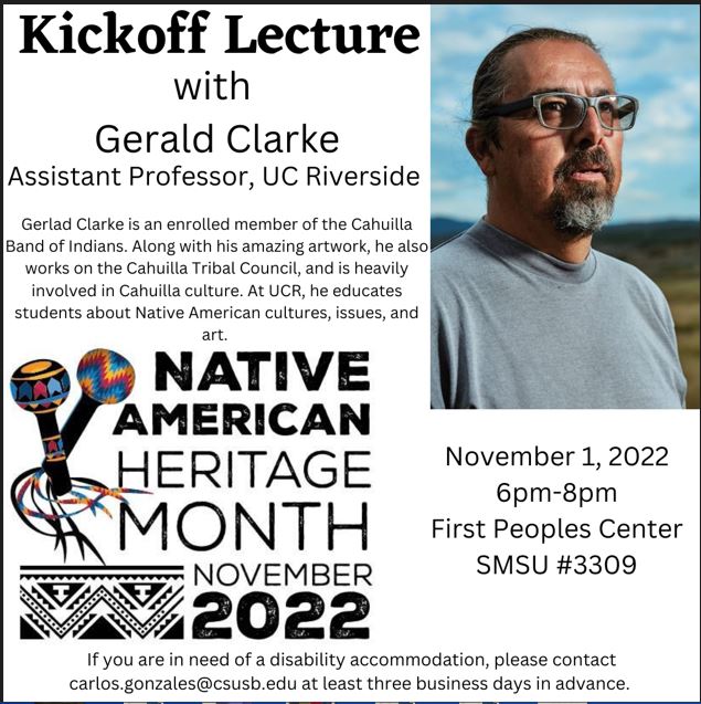 Kickoff Lecture with Dr. Gerald Clarke