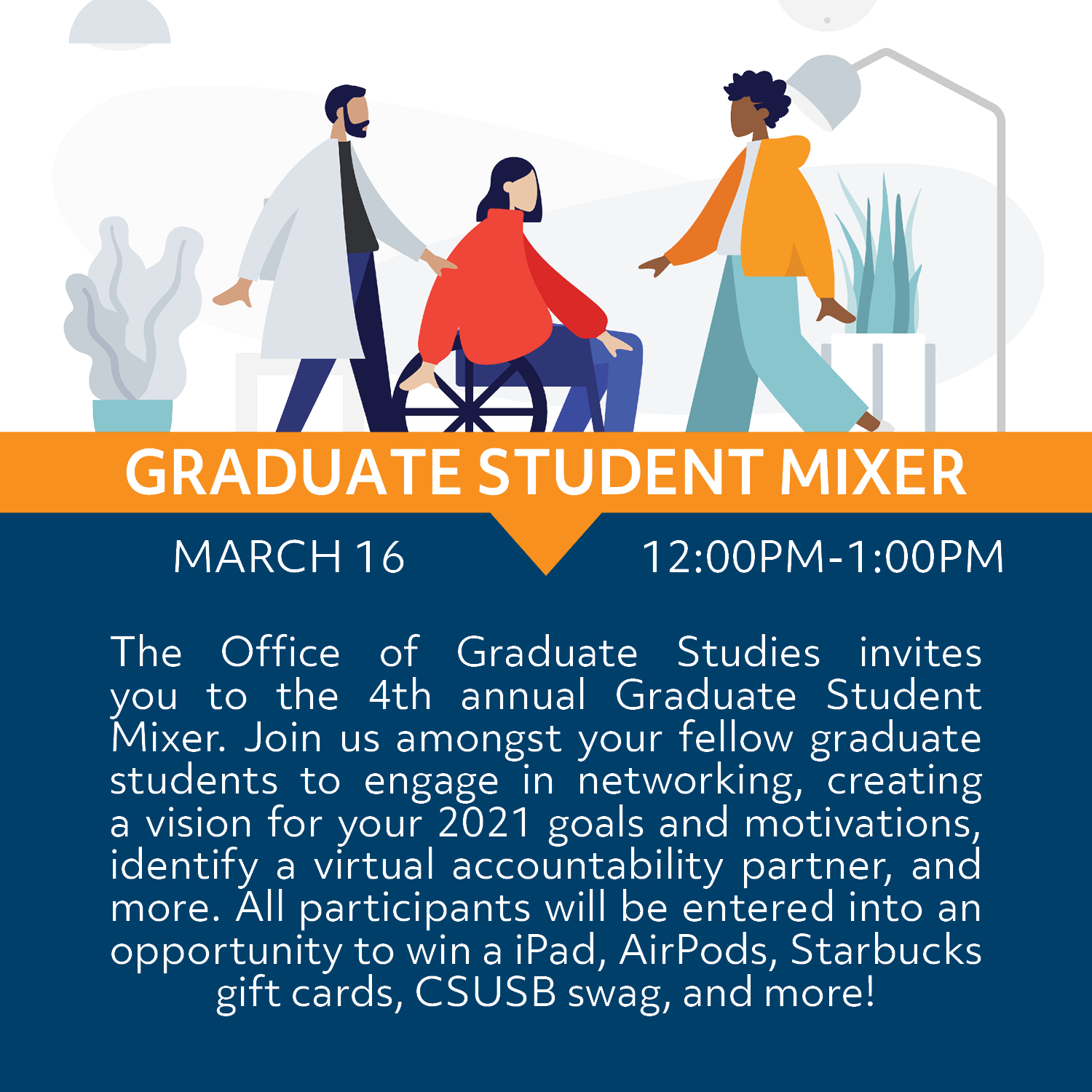 Graduate Student Mixer Flyer