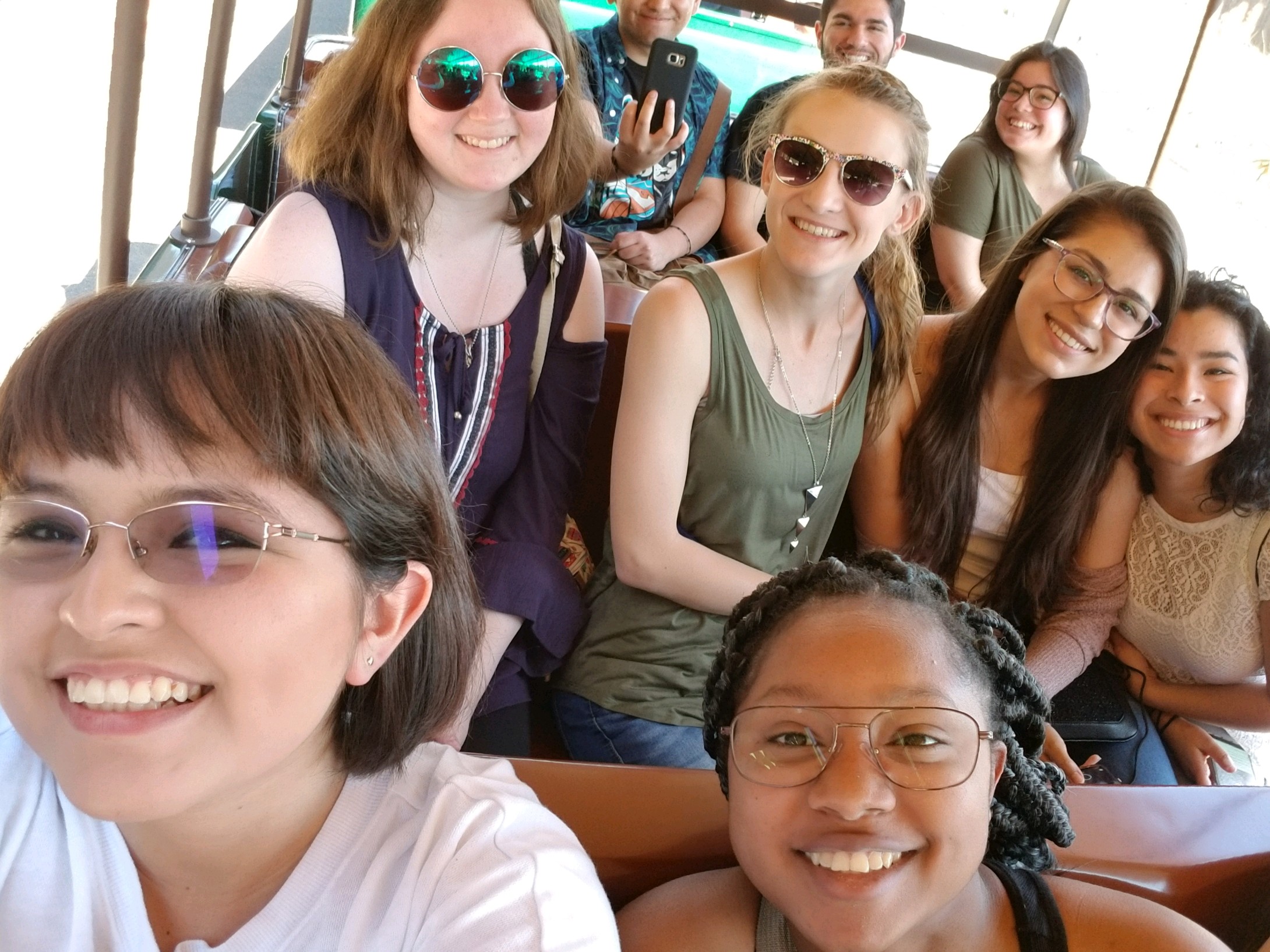 Students enjoying a day out at the San Diego Zoo Wild Animal Park