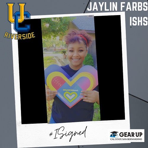 Jaylin Farbs - ISHS - UCR