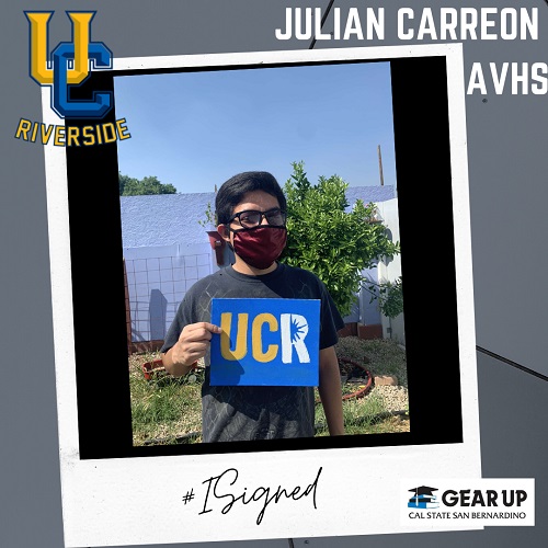 Julian Carreon - AVHS - UCR